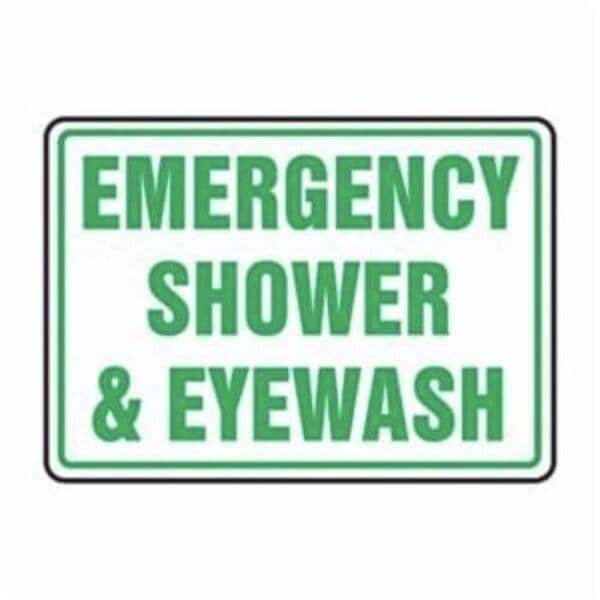 Accuform Exit Sign, Adhesive Dura-Poly, 10 in W, 7 in H MFSD426XV - main